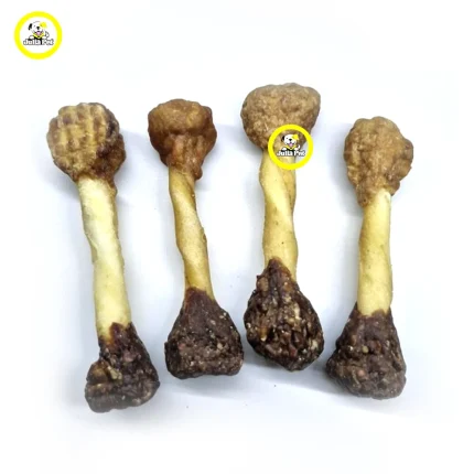 تشویقی دمبلی سگ طعم مرغ و گوشت
